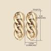 Retro Gold European & American Punk Style Women's Hoop Earrings