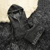 2 Pieces of Women's Outfit Fall Winter Women's Tracksuit Crystal Hoodies and Pant Sets Y2K Velvet Tracksuit
