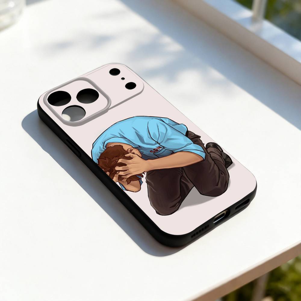 

D-Dispatch R-Robert Cool Phone Case For iPhone 17,16,15,14,13,12,11,Pro,Max,Plus,E,SE4,Air,Mini Black Soft Cover iPhone12PRO