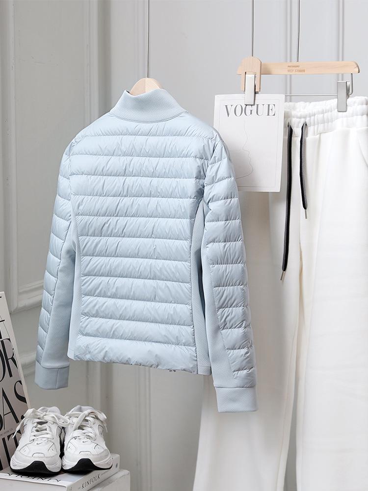 Pearlescent Women's Lightweight 90% Goose Down Jacket: Versatile Light Luxury for Layering or Outerwear