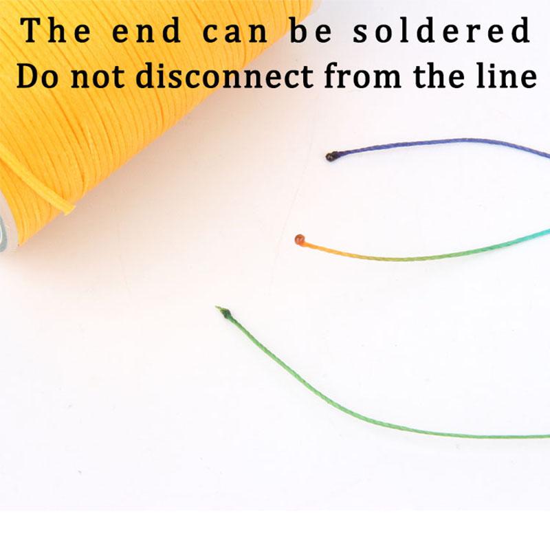 DIY Hand Sewn Leather Goods Wax Thread 0.8mm Hand Sewn Flat Wax Thread Leather Foreskin Leather Hand Sewn Thread