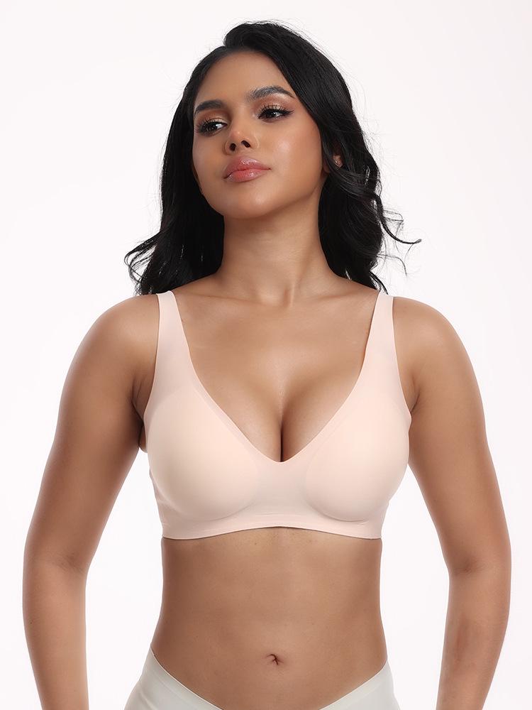 Cross-border Women's Seamless Wire-Free Full-Coverage Bra - Comfortable & Hot-Selling