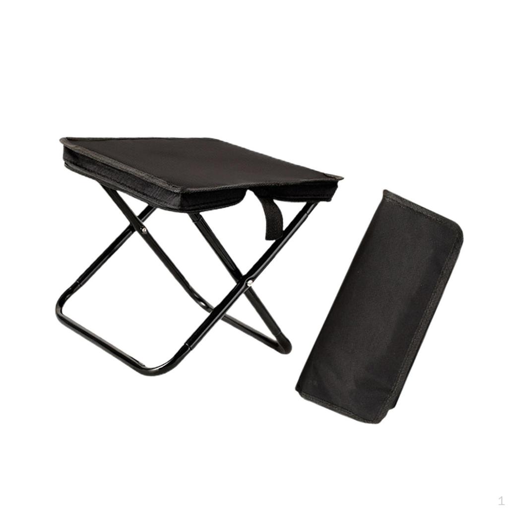 Campinghocker Tragbarer Stuhl Mini Faltbarer Fuß Klein Angeln für