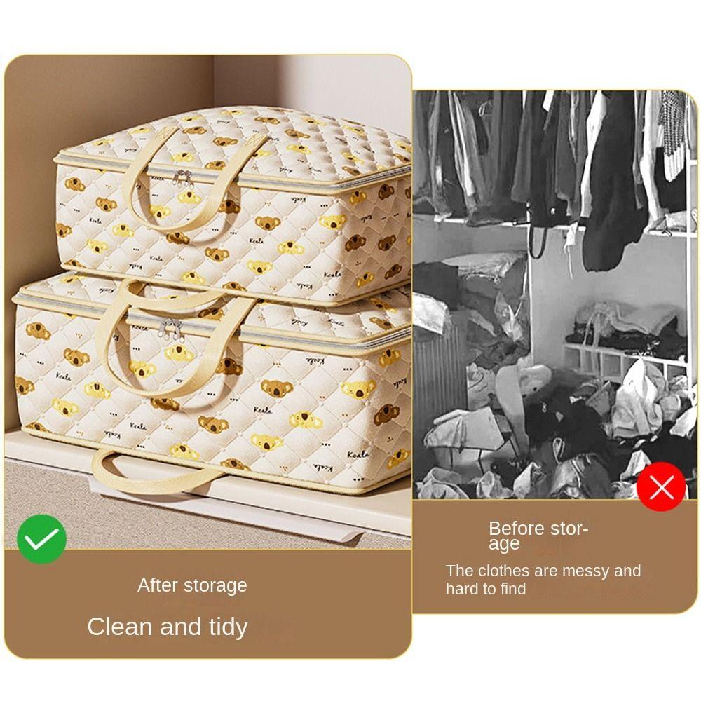 Non-Woven Quilt Storage Bag Large-capacity Packing Bag Durable Moving Bag  Household