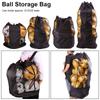 1 Stück Netz Große Umhängetasche Verdickte Sportausrüstungstasche Fußball Basketball Volleyball Fußball