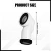 Toilet Drain Extension Flange Adapter Plumbing System Part Household Connector Replaces for