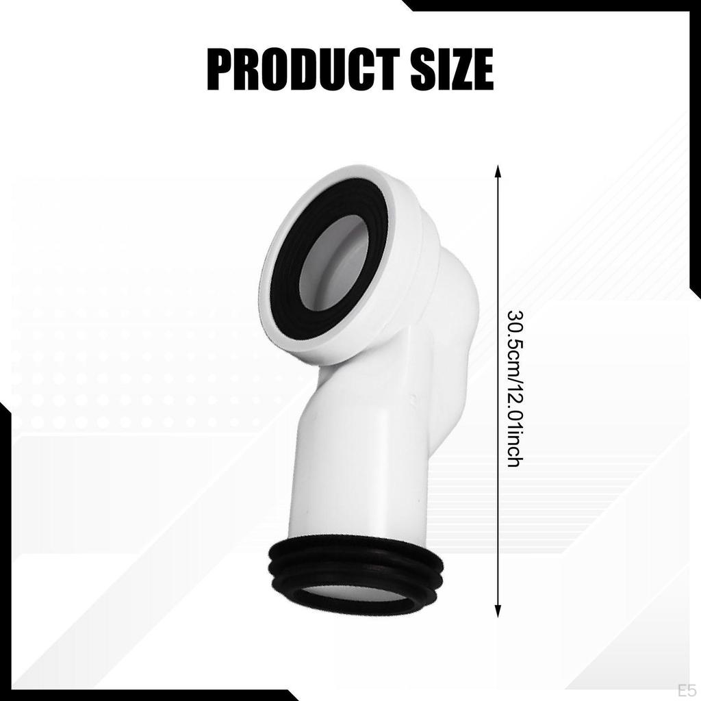 Toilet Drain Extension Flange Adapter Plumbing System Part Household Connector Replaces for