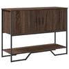 VidaXL Console Table Brown Oak 100x35x74.5 Cm Engineered Wood, End Table, Hallway Table, Console Table of 848538