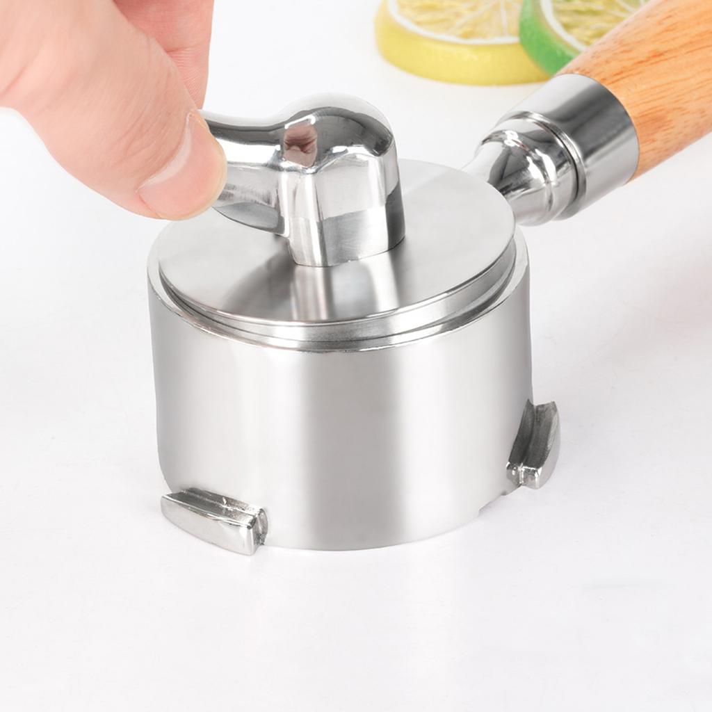 Practical 54mm Coffee Portafilter Spout Adapter Single and Double Mode Option for Efficient Brewing In Any Setting