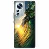 Tempered Glass Case For Xiaomi 12 Pro Cover Hard Shockproof Cases for Xiaomi Mi 12X 12 Lite Pro Funda 12Pro Coque Luxury Wolf