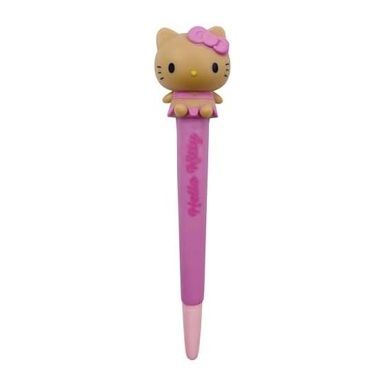 iPlanning Sanrio Characters Jiggle Mascot Gel Pen - Pink Swimsuit (Approx. W40xH195xD35mm, K6320D) - Nostalgic Heisei Gal Series - Black Ink