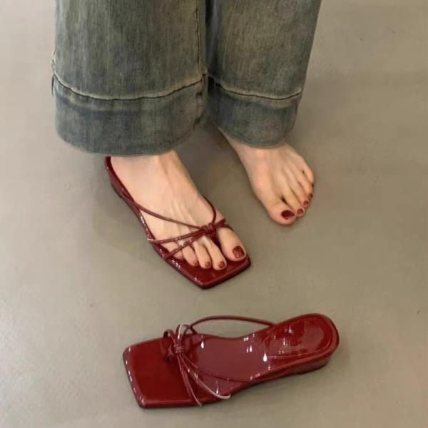Fashion Shoes Woman 2025 Slippers Summer On A Wedge Heeled Mules Rubber Flip Flops Leopard High Hawaiian Slides Scandals Leopard