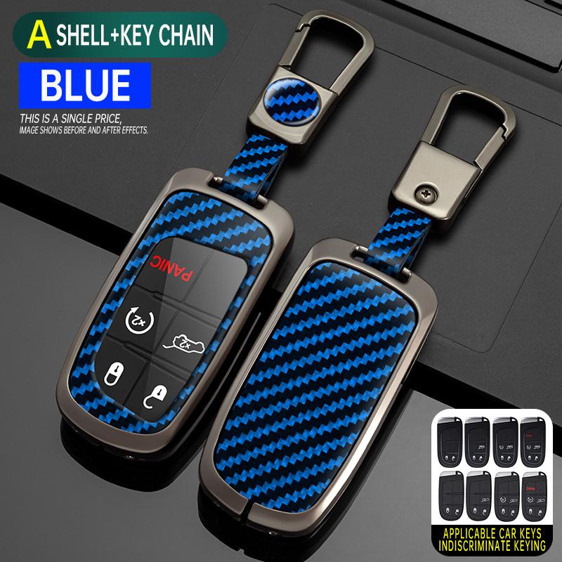 Alloy Car Remote Key Case Cover Protect Shell Bag For Jeep Renegade Compass Grand Cherokee Fiat Chrysler 200 300C Wrangler Dodge