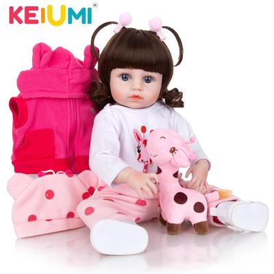 48 Cm Silicone Full Body Reborn Baby Dolls Fashion Realistic Waterproof Baby Dolls Soft Touch Toddler Xmas Gift Birthday Present