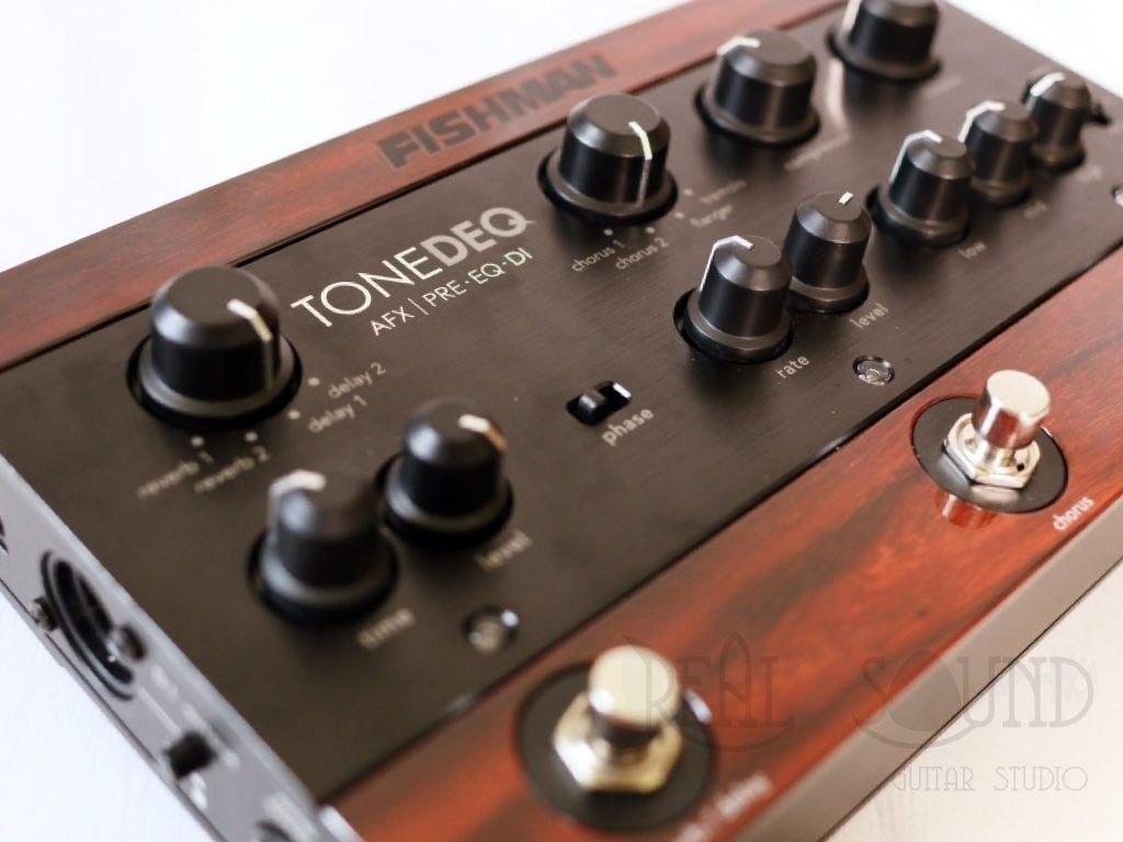 FISHMAN FX ToneDEQ AFX EQ and DI with Dual Effects Preamp,