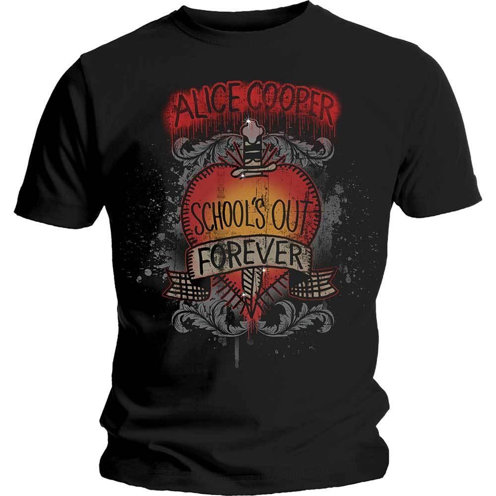 

26 Alice Cooper Schools Out Dagger Shirt S M L XL XXL Official T-Shirt Band Tshirt Unisex T-Shirt XL