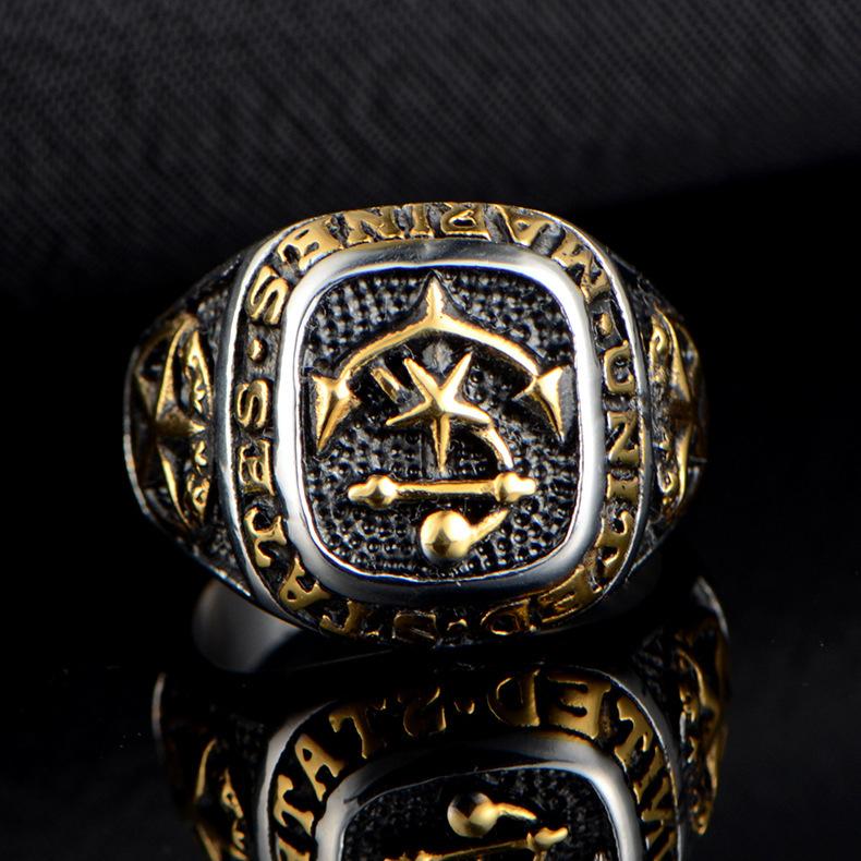 Men's Domineering Anchor Ring