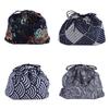 Tableware Storage Bag Food Hand Bags Lunch Tote Pouch Japanese Style Lunch Box Drawstring Lunch Bag