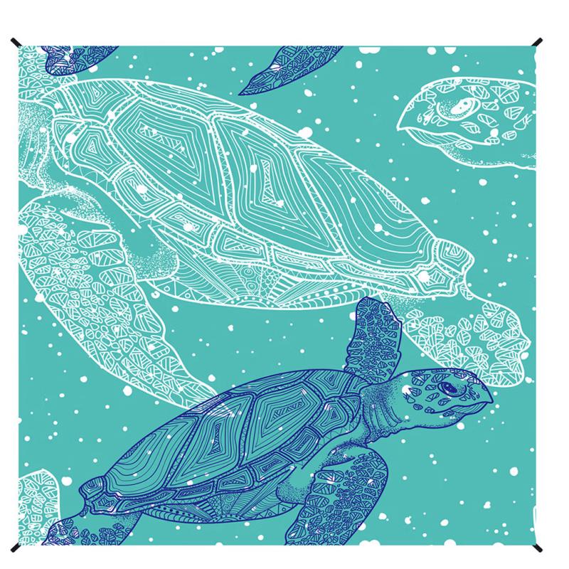 OEING Printed Beach & Picnic Mat