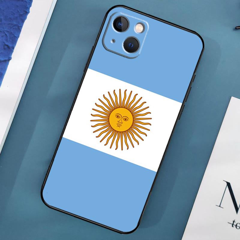 

Argentine Flag Phone Case For iPhone 17 Pro Max 11 14 15 16 Pro Max 12 13 Mini 15 16 Plus 16e 17 Air Cover iPhone 17 Pro