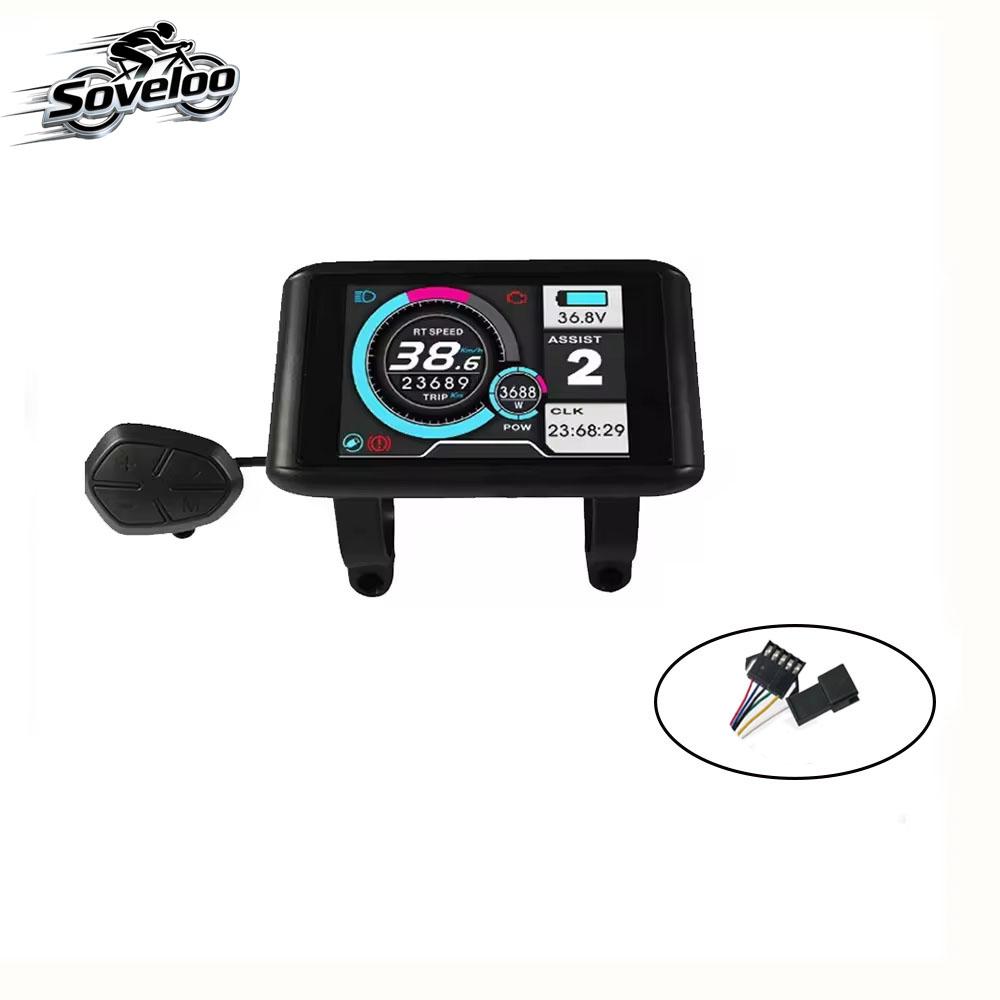 High Quality TFT-UKC1 Electric Bike Color 36V 48V 52V 60V 72V Electric Bicycle Ebike Display чёрный