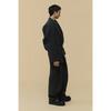 Customellow Gray Loose Fit Wool Falling Back Drape Jacket Cwjaw25991gyx