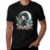 Cute Cat Kitten Cosplay Reaper TShirt Heavy Duty Casual Work Tee