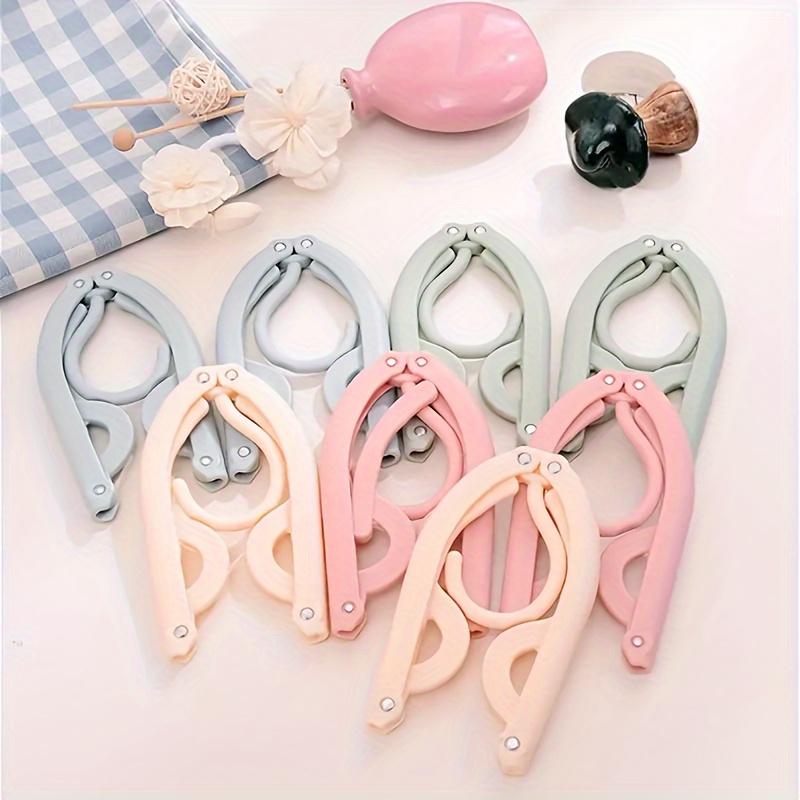 Foldable Travel Hanger Portable, Thick, Anti-Slip for Clothes, Trousers, Ties Ideal for Home, Dorm, Travel