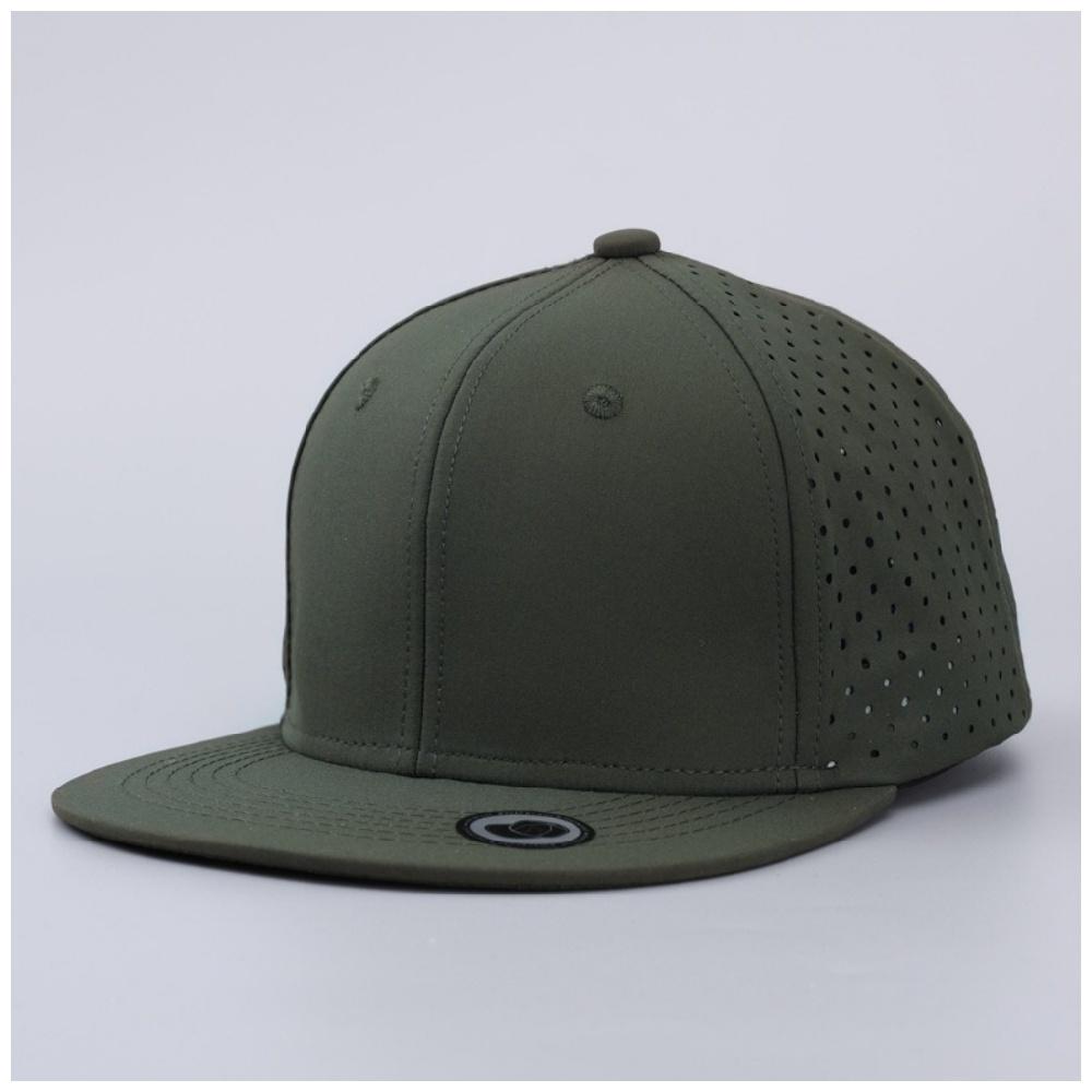 Custom Fitted Hat Fully-enclosed Stretchy Solid-color Hiphop Flat-brim Cap Lightweight Breathable With Printing Embroidery Logo