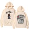 Felpa con Cappuccio con Fantasia di Artisti Rap, Pullover Abbigliamento Hip-hop Retrò, Felpa Casual alla Moda a Maniche Lunghe da Uomo e Donna