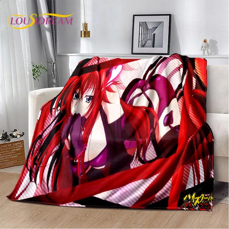 Cartoon Sexy Girl High School DxD Anime 3D Blanket,Soft Throw Blanket for Home Bedroom Bed Sofa Picnic Travel Cover Blanket Kids