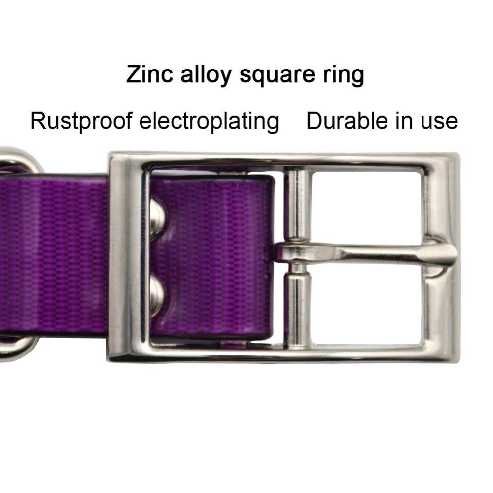 2,5 cm Brede Heavy Duty TPU Hondenhalsband Waterdicht Jagen Verstelbare Huisdierhalsband 8 Kleuren Voor Grote Middelgrote Honden Buitentraining