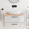 VidaXL Bathroom Countertop 80x30x4 Cm Solid Untreated Wood 3156018