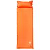 Self Inflating Sleeping Mat with Pillow Orange