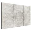 Canvas Painting Italian 120 X 80 Cm Triptych - Boho Style - Backgrounds And Patterns