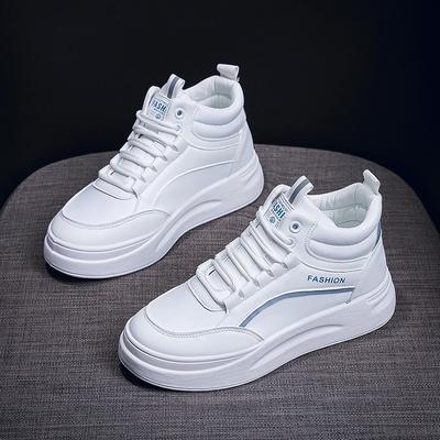 Autumn New Thick-soled High-top Little White Shoes for Women's Trendy Students Running Casual Board Shoes for Women SH888