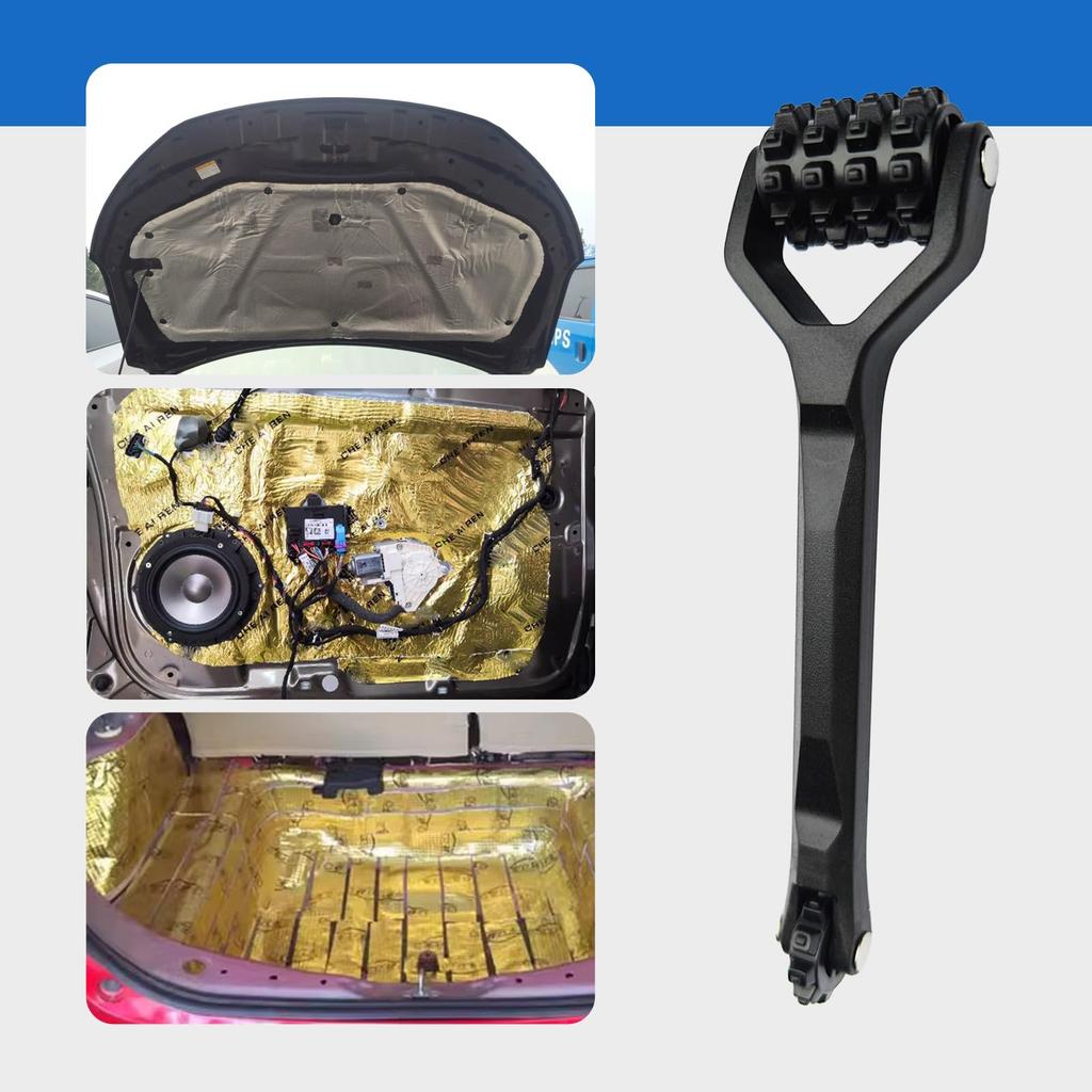 YFFSFDC Car Audio Sound Insulation Roller Tool, Sound Insulation Roller, Noise Reducing Roller Tool,