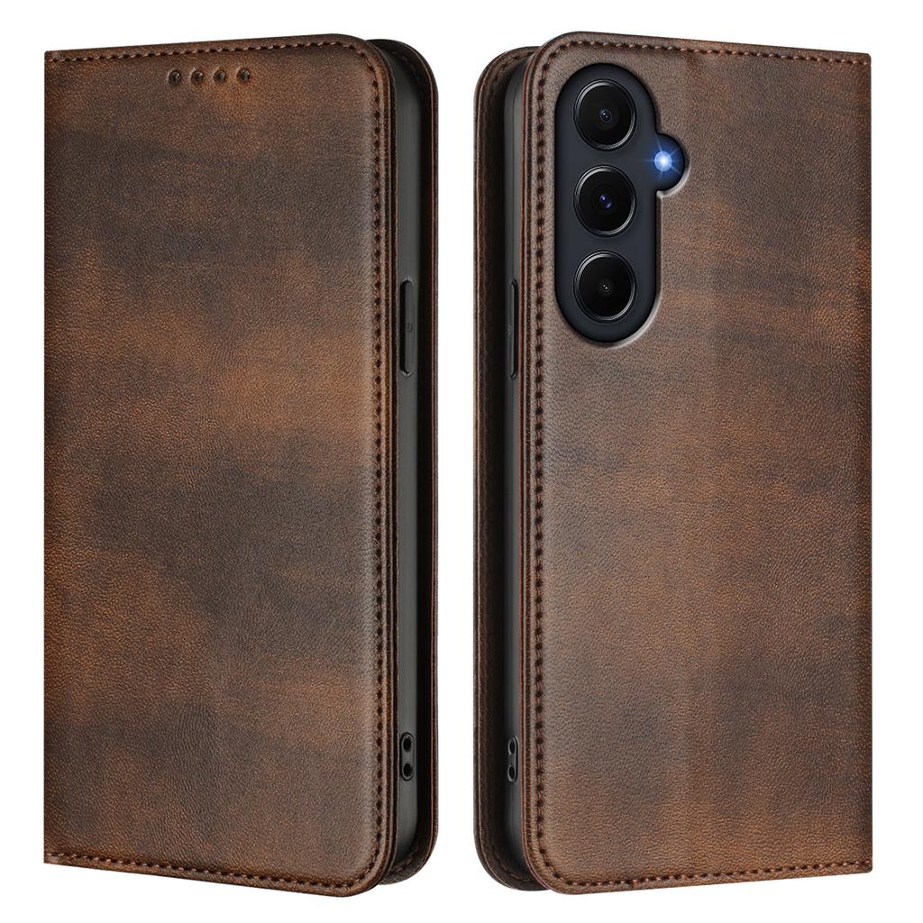 For Samsung Galaxy A55 5G Wallet Cases Retro Texture RFID Blocking Leather Phone Cover