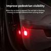 Door Warning Light Bright For Tesla Model Y Juniper/Model 3+ Highland 2026 LED Lamps Flashing Warning Anti-collision Lighting