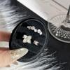 Noble Four-Leaf Clover Mother-of-Pearl Ring: High-End Temperament Cool Style for Women