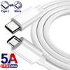 Micro-USB auf Typ-C-Handykabel 5A Schnellladung OTG-Datenleitung Universelles USB-C auf Micro-Kabel für Samsung Xiaomi