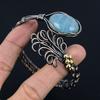 Moonstone Bangle, Handmade Gemstone Bangle, 999 Copper Wire Wrapped Antique Jewelry, Gift For Love