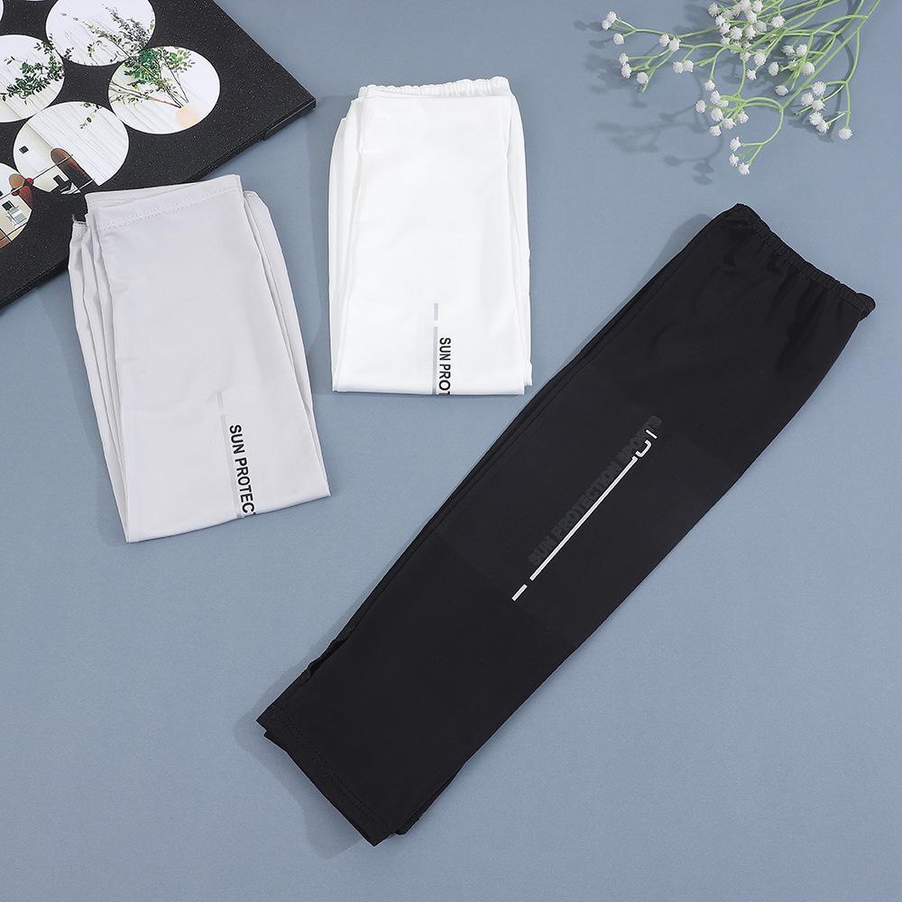 Summer Ice Silk UV Protection Arm Sleeves for Cycling & Driving