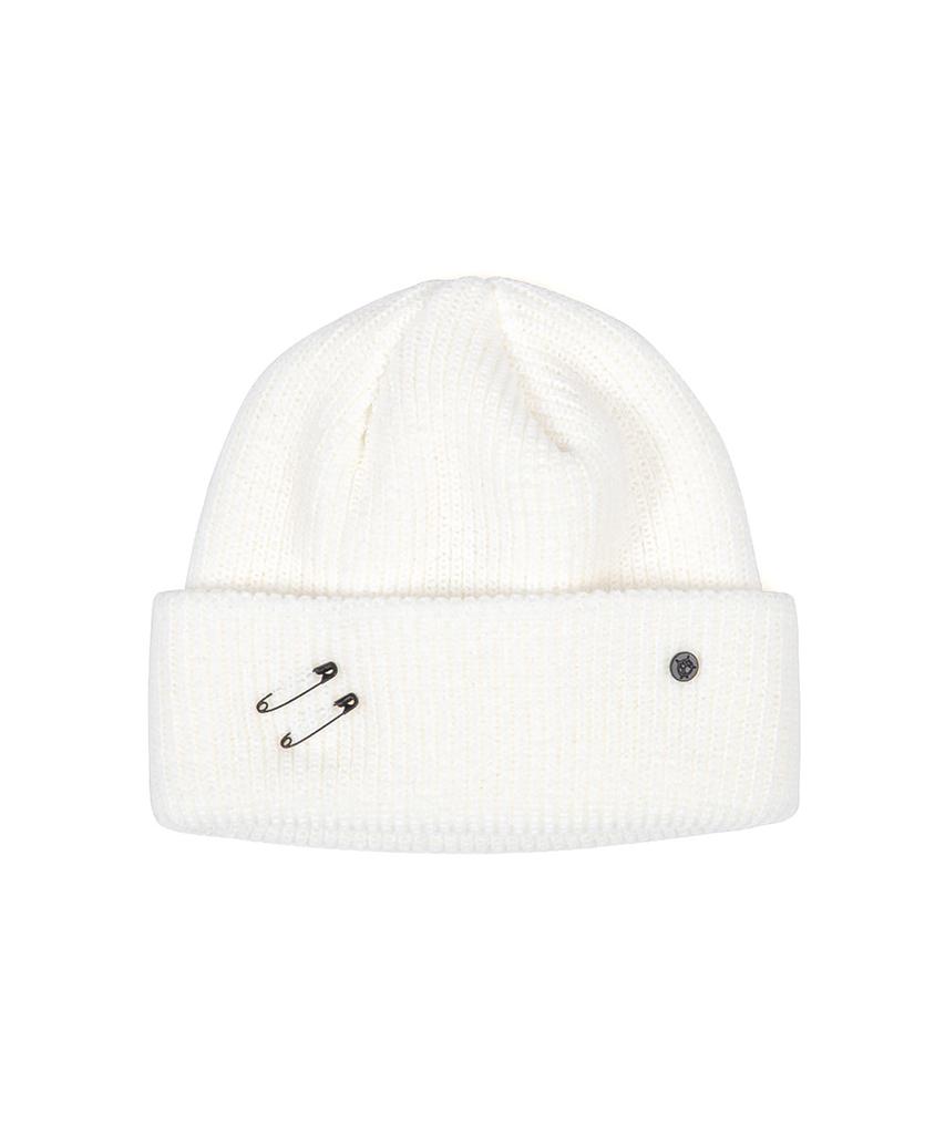 BLACKBLOND Vividi Signature Custom Short Beanie (White)