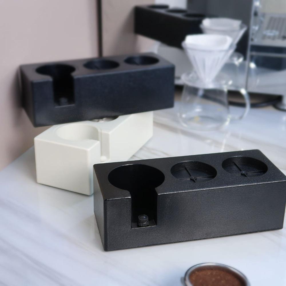 Adjustable Height Coffee Tamper Storage Seat 51/53/58mm Coffee Portafilter Stand Barista