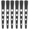 6pcs Professional Duckbill Hair Clip Portable Hair Salon DIY Sectioning Clips Styling ToolWhite