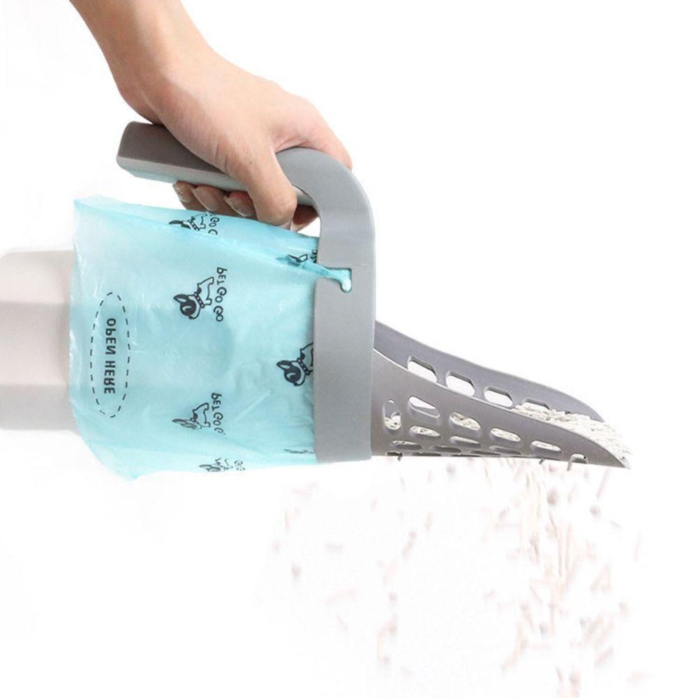 With Trash Bag Cat Litter Shovel Detachable Cat Litter Sifter Cat Litter Scoop Filter  Garden