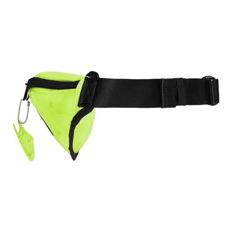 Nike Heritage Polyurethane Fanny Pack Unisex Neon Yellow CW9259-702