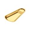 Zhishi Nordic Gold Stainless Steel Fan-Shaped Serving Tray