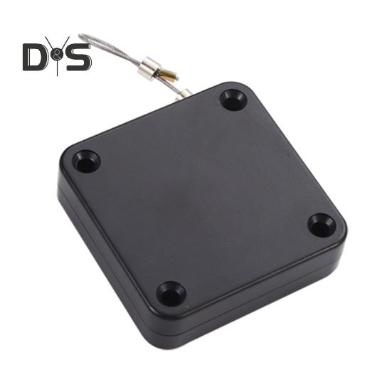 Automatisk dørpumpe med stålvire, justerbar, stansfri, selvklebende veggmontering, baderom, soverom, skyvedør, lukkeanordning